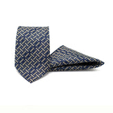 MIDNIGHT LUXE TIE AND POCKET SQUARE SET